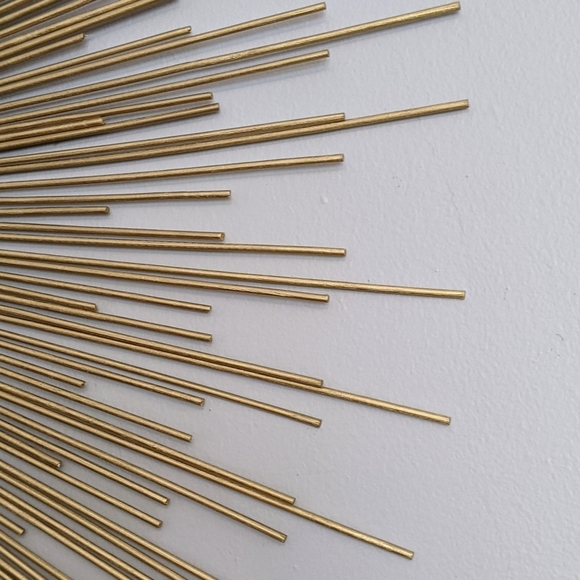 Extra Large 35" Gold Sunburst Mirror Decorative Wall Mirror - Picture 9 of 10